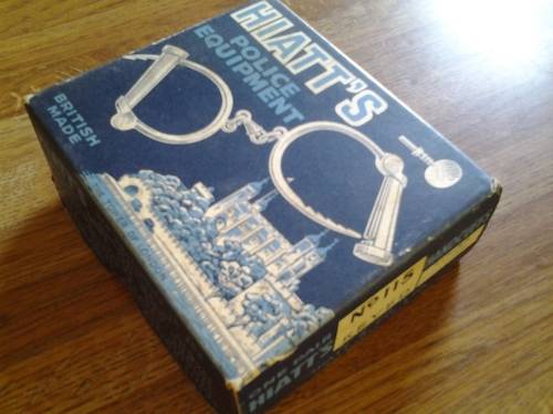 vintage police handcuffs